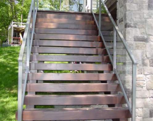 Saint-Donat Professional installation ramps handrail